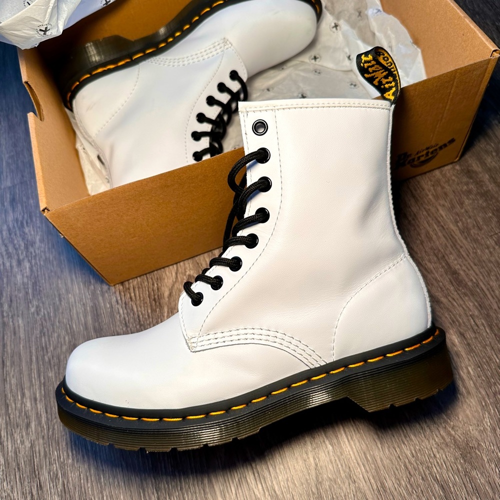 Dr. Martens 1460 White Boots